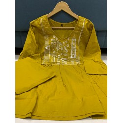 Golden Hue Coord Set – Mustard