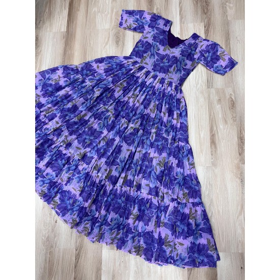 Bloom Flair Georgette Gown Bloom Flair Georgette Gown