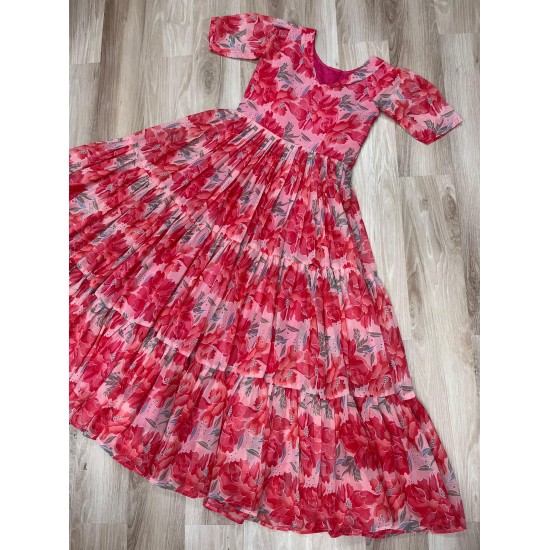 Bloom Flair Georgette Gown Bloom Flair Georgette Gown