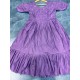 Mauve Bloom Flared Dress Mauve Bloom Flared Dress