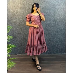 Rosewood Ruffle Flared Dress