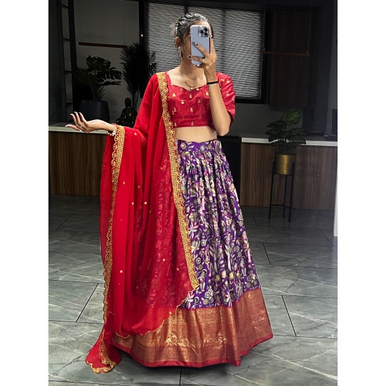 Royal Banarasi Art Silk Lehenga Set Royal Banarasi Art Silk Lehenga Set
