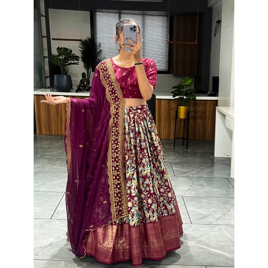 Royal Banarasi Art Silk Lehenga Set Royal Banarasi Art Silk Lehenga Set