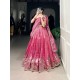 Royal Rani Pink Gold Crush Lehenga Set