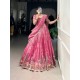 Royal Rani Pink Gold Crush Lehenga Set