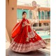 Royal Red Elephant Motif Bridal Lehenga
