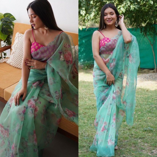 Lightweight Luxe Organza Saree