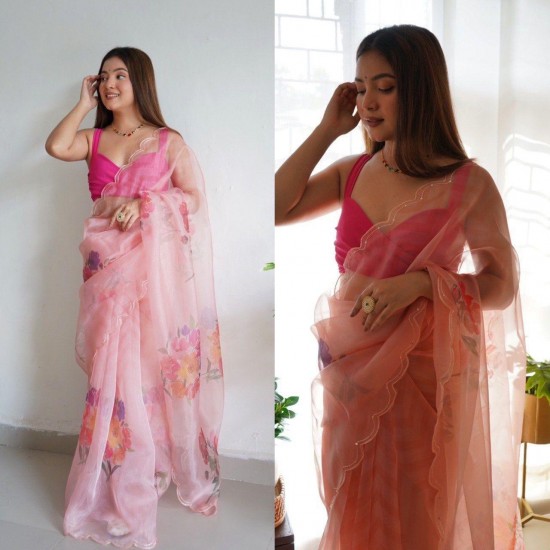 Lightweight Luxe Organza Saree