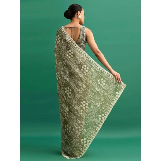 Royal Grace Chinon Silk Saree"