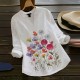 Garden Symphony – Multicolor Bloom Shirt
