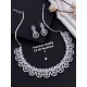 Crystal Radiance CZ AD Necklace Set 
