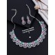 Crystal Radiance CZ AD Necklace Set 