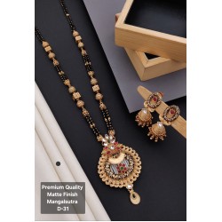 Royal Heritage Matte Mangalsutra Set – D-31