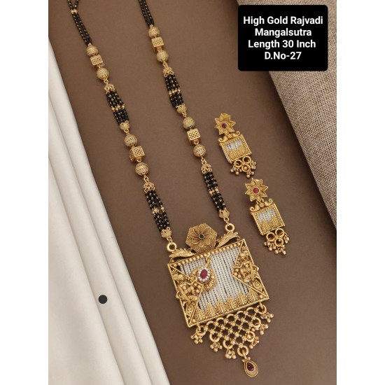 Royal Leaf Rajvadi Mangalsutra Set-D.No 27