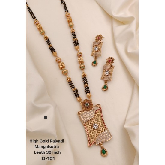 Regal Scroll Rajvadi Mangalsutra Set – D-101