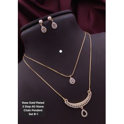 Rose Plate Mangalsutra with chain (combo)