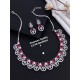 Crystal Radiance CZ AD Necklace Set 